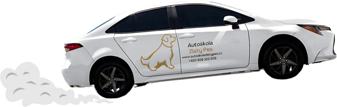 Výcvikové auto Autoškoly Zlatý Pes v Olomouci