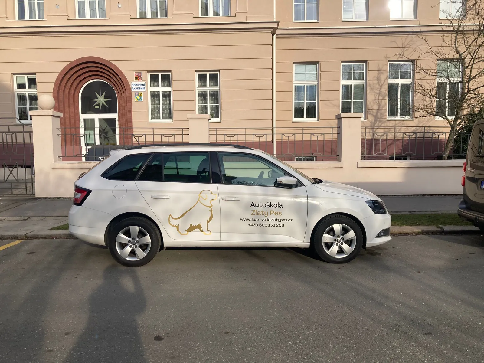 Výcvikové auto Autoškoly Zlatý Pes v Olomouci
